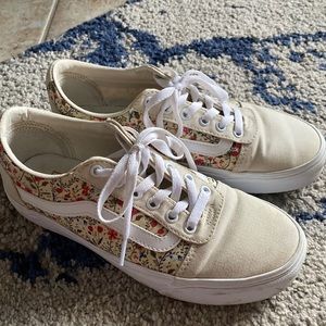 Spring Floral Vans